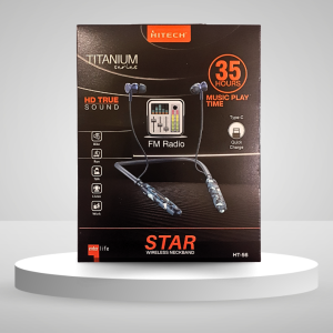 Hitech Star Wireless Neckband (With Built-In FM)